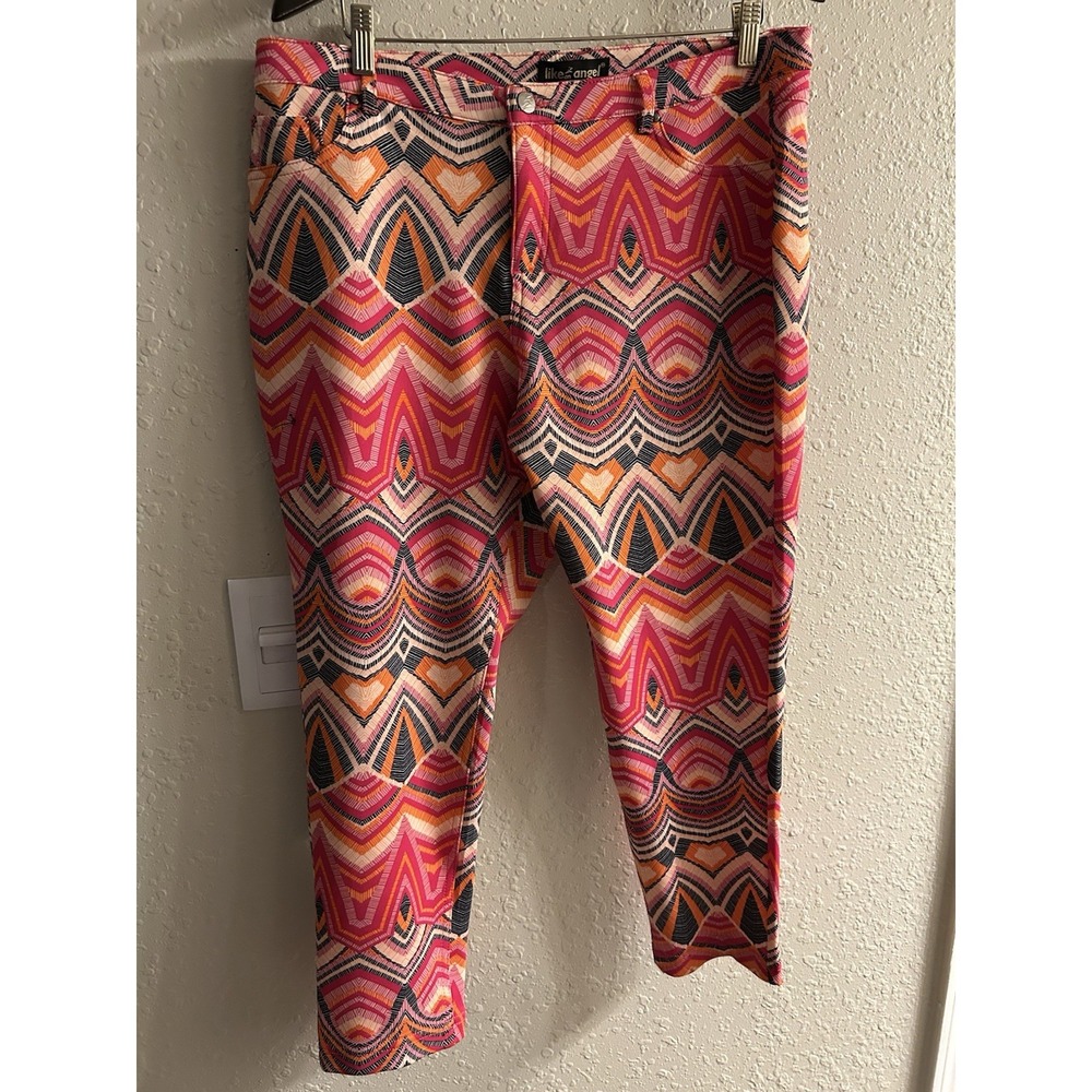 2X (sz20) Like An Angel Multi Stretch Pants #105*13